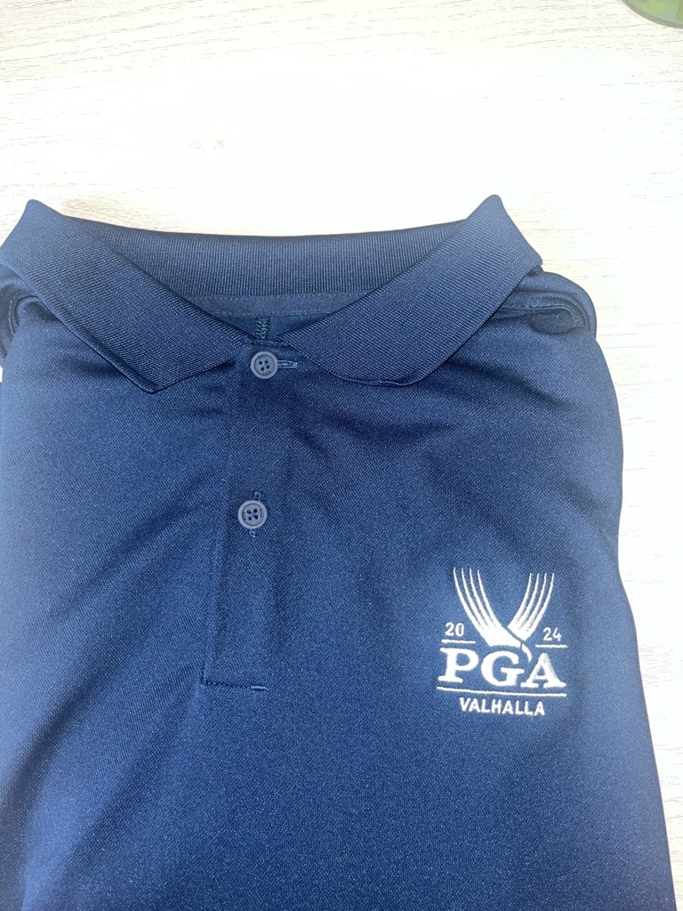 Nike Mens Navy Blue Pga Valhalla Polo
